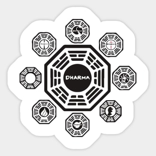 Dharma Stations Sticker